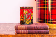 Load image into Gallery viewer, Tetley&#39;s Tea Tin Vintage Floral Container
