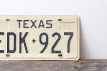 Load image into Gallery viewer, Texas 1975 License Plate Vintage Black and White Wall Decor EDK-927 - Eagle&#39;s Eye Finds
