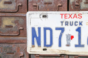 Texas 1987 Truck License Plate Vintage TX Wall Decor ND7-161 - Eagle's Eye Finds