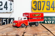Load image into Gallery viewer, Ford Thunderbird Van Lines Truck Vintage Tin Litho Friction Toy Japan - Eagle&#39;s Eye Finds
