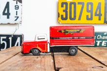 Load image into Gallery viewer, Ford Thunderbird Van Lines Truck Vintage Tin Litho Friction Toy Japan - Eagle&#39;s Eye Finds
