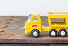 Load image into Gallery viewer, Tonka Car Carrier Vintage 1970s Yellow Children&#39;s Toy - Eagle&#39;s Eye Finds
