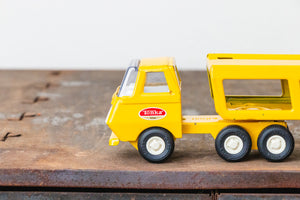 Tonka Car Carrier Vintage 1970s Yellow Children's Toy - Eagle's Eye Finds