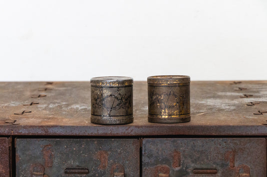 Tin Litho Drum Banks Vintage Toy Coin Piggy Banks