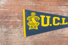 Load image into Gallery viewer, UCLA Felt Pennant Vintage Large Black Graduation Gift Decor
