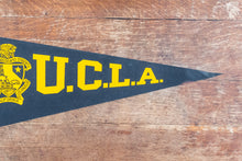 Load image into Gallery viewer, UCLA Felt Pennant Vintage Large Black Graduation Gift Decor

