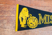 Load image into Gallery viewer, University of Missouri Mizzou Tigers Felt Pennant Vintage Wall Decor - Eagle&#39;s Eye Finds

