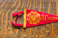 Load image into Gallery viewer, USC Mini Felt Pennant Vintage University of Southern California
