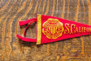 USC Mini Felt Pennant Vintage University of Southern California