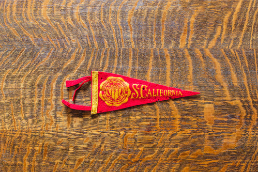 USC Mini Felt Pennant Vintage University of Southern California