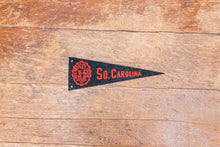 Load image into Gallery viewer, University of South Carolina Felt Pennant Vintage Mini College Wall Decor - Eagle&#39;s Eye Finds
