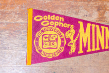 Load image into Gallery viewer, University of Minnesota Felt Pennant Vintage College Sports Fan Decor - Eagle&#39;s Eye Finds
