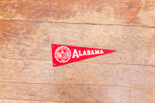 Load image into Gallery viewer, University of Alabama Mini Felt Pennant Vintage Wall Decor - Eagle&#39;s Eye Finds
