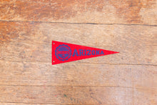 Load image into Gallery viewer, University of Arizona Mini Felt Pennant Vintage College Decor - Eagle&#39;s Eye Finds
