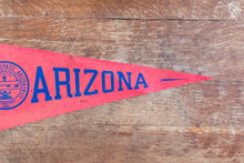 Load image into Gallery viewer, University of Arizona Large Felt Pennant Vintage College Decor
