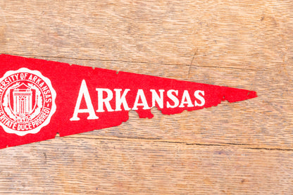 University of Arkansas Mini Felt Pennant Vintage Wall Decor - Eagle's Eye Finds