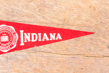 Load image into Gallery viewer, Indiana University Felt Pennant Vintage Mini College Wall Decor - Eagle&#39;s Eye Finds
