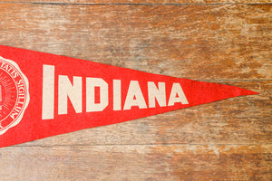 Indiana University Retro Felt Pennant Vintage Wall Decor