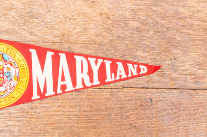 University of Maryland Felt Pennant Vintage College Graduation Gift