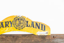 Load image into Gallery viewer, University of Maryland License Plate Topper Vintage
