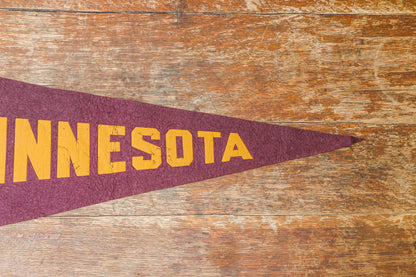 University of Minnesota Large Felt Pennant Vintage College Alumni Present