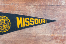 Load image into Gallery viewer, University of Missouri Tigers Felt Pennant Vintage Mizzou Memorabilia
