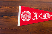 Load image into Gallery viewer, University of Nebraska Felt Pennant Vintage College Grad Decor
