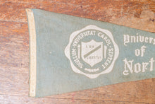 Load image into Gallery viewer, University of North Carolina Felt Pennant Vintage Wall Hanging College Decor Tar Heels - Eagle&#39;s Eye Finds
