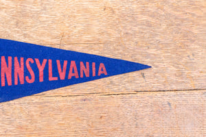 University of Pennsylvania Mini Felt Pennant Vintage College Decor - Eagle's Eye Finds