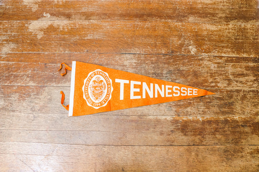University of Tennessee Felt Pennant Large Vintage College Wall Decor