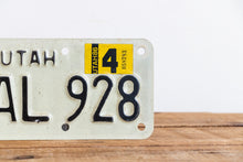 Load image into Gallery viewer, Utah 1986 Motorcycle License Plate Vintage Wall Hanging Decor - Eagle&#39;s Eye Finds
