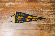 Load image into Gallery viewer, Naval Amphibious Training Base Felt Pennant Vintage Virginia Wall Decor
