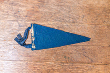 Load image into Gallery viewer, Virginia Beach Felt Pennant Vintage Blue Wall Decor - Eagle&#39;s Eye Finds
