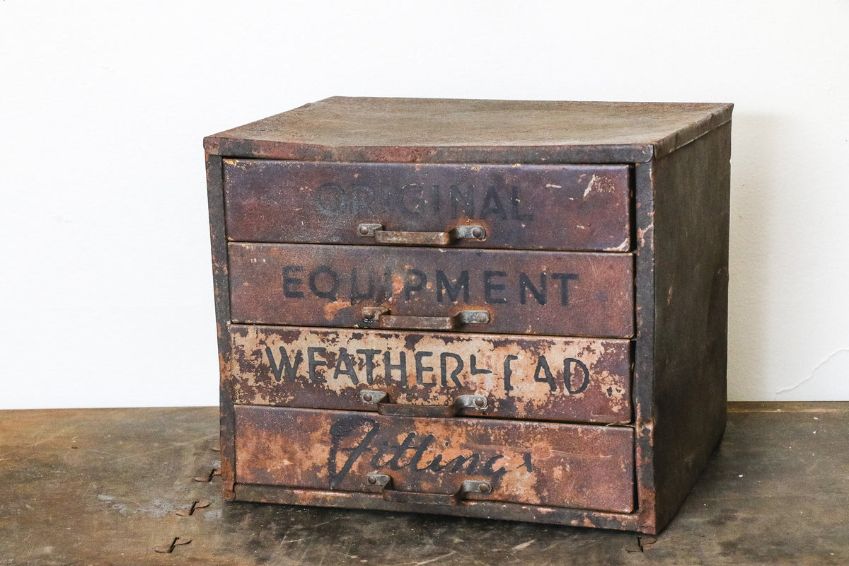 Weatherhead Machinist's Cabinet with Drawers Vintage Modern Industrial ...