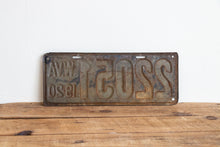 Load image into Gallery viewer, West Virginia 1920 License Plate Vintage Black Wall Hanging Decor 22051 - Eagle&#39;s Eye Finds
