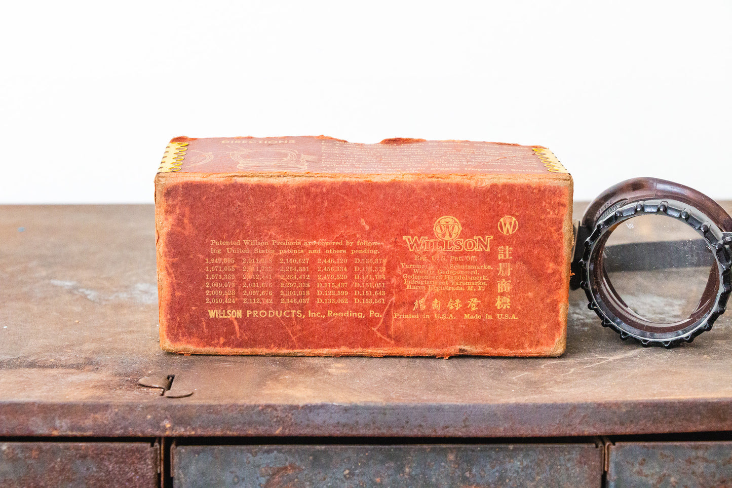 Willson Safety Goggles TAW51 Vintage Steampunk Industrial Decor with Original Box - Eagle's Eye Finds