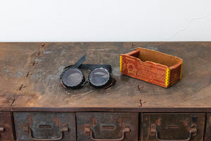 Willson Safety Goggles TAW51 Vintage Steampunk Industrial Decor with Original Box - Eagle's Eye Finds