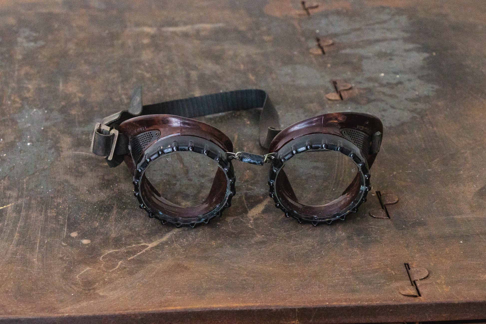 goggles aesthetic Willson Safety Goggles TAW51 Vintage Steampunk Industrial Decor with O – Eagle's Eye Finds