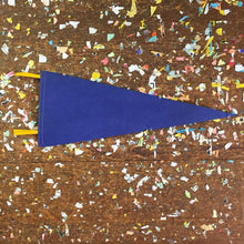 Load image into Gallery viewer, Cub Scouts of America Blue Felt Pennant Vintage Wall Decor - Eagle&#39;s Eye Finds
