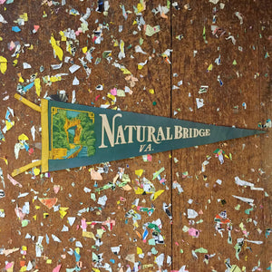 Natural Bridge Virginia Green Felt Lennant Wall Hanging Decor - Eagle's Eye Finds