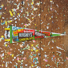 Load image into Gallery viewer, Hershey&#39;s Chocolate Factory Felt Pennant Vintage Wall Decor - Eagle&#39;s Eye Finds
