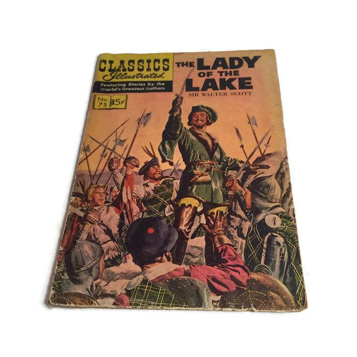 Classics Illustrated No. 75 Lady of the Lake Comic Book - Eagle's Eye Finds