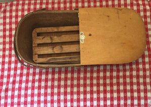 Red-Man Picnic Basket Mid-Century Rustic Decor - Eagle's Eye Finds