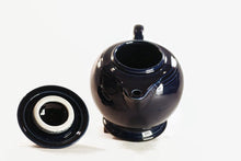 Load image into Gallery viewer, Cobalt Blue Fiestaware Teapot 44 Ounces Vintage Homer Laughlin - Eagle&#39;s Eye Finds
