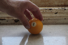 Load image into Gallery viewer, Lucky Number 1 Vintage Yellow Pool Billiard Ball - Eagle&#39;s Eye Finds
