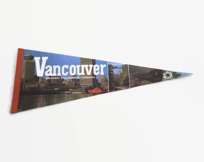 Vancouver Canada Felt Pennant Vintage Wall Decor - Eagle's Eye Finds