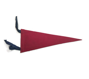 Virginia City Nevada Red Felt Pennant Vintage Wall Hanging Decor - Eagle's Eye Finds