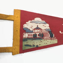 Load image into Gallery viewer, Chicago Shedd Aquarium Red Felt Pennant Vintage Wall Hanging Decor - Eagle&#39;s Eye Finds
