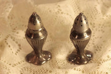 Load image into Gallery viewer, Art Deco Scalloped Salt and Pepper Shakers Silver Plate - Eagle&#39;s Eye Finds
