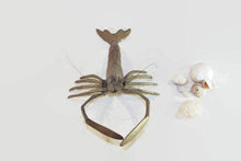 Load image into Gallery viewer, Brass Lobster Beach House Nautical Decor - Eagle&#39;s Eye Finds
